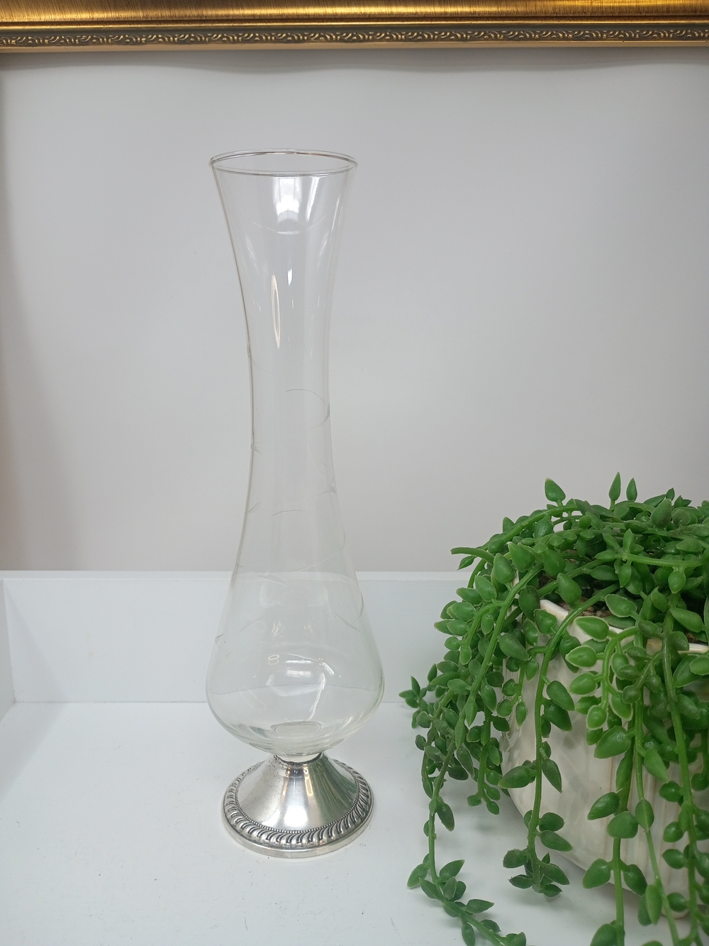Chucin Sterling Silver Pedestal Bud Vase